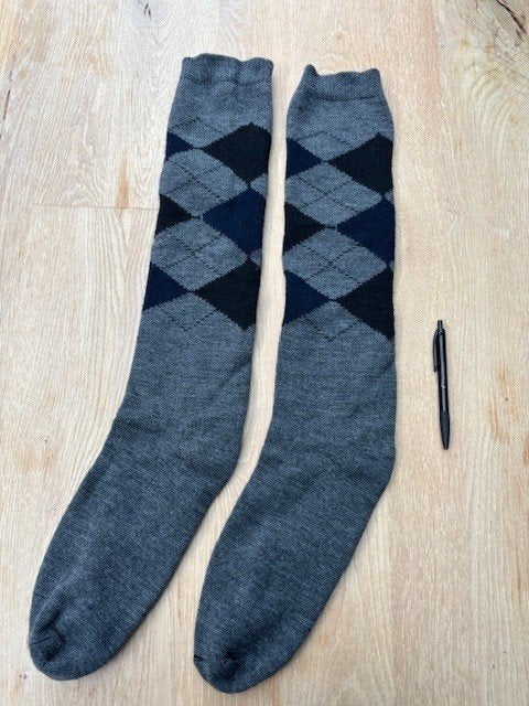 Chaussettes longues, épaisses, laine à carreaux — Nouveauté!, Vêtements | Hommes, Chaussettes & Bas, Enlèvement ou Envoi, Neuf