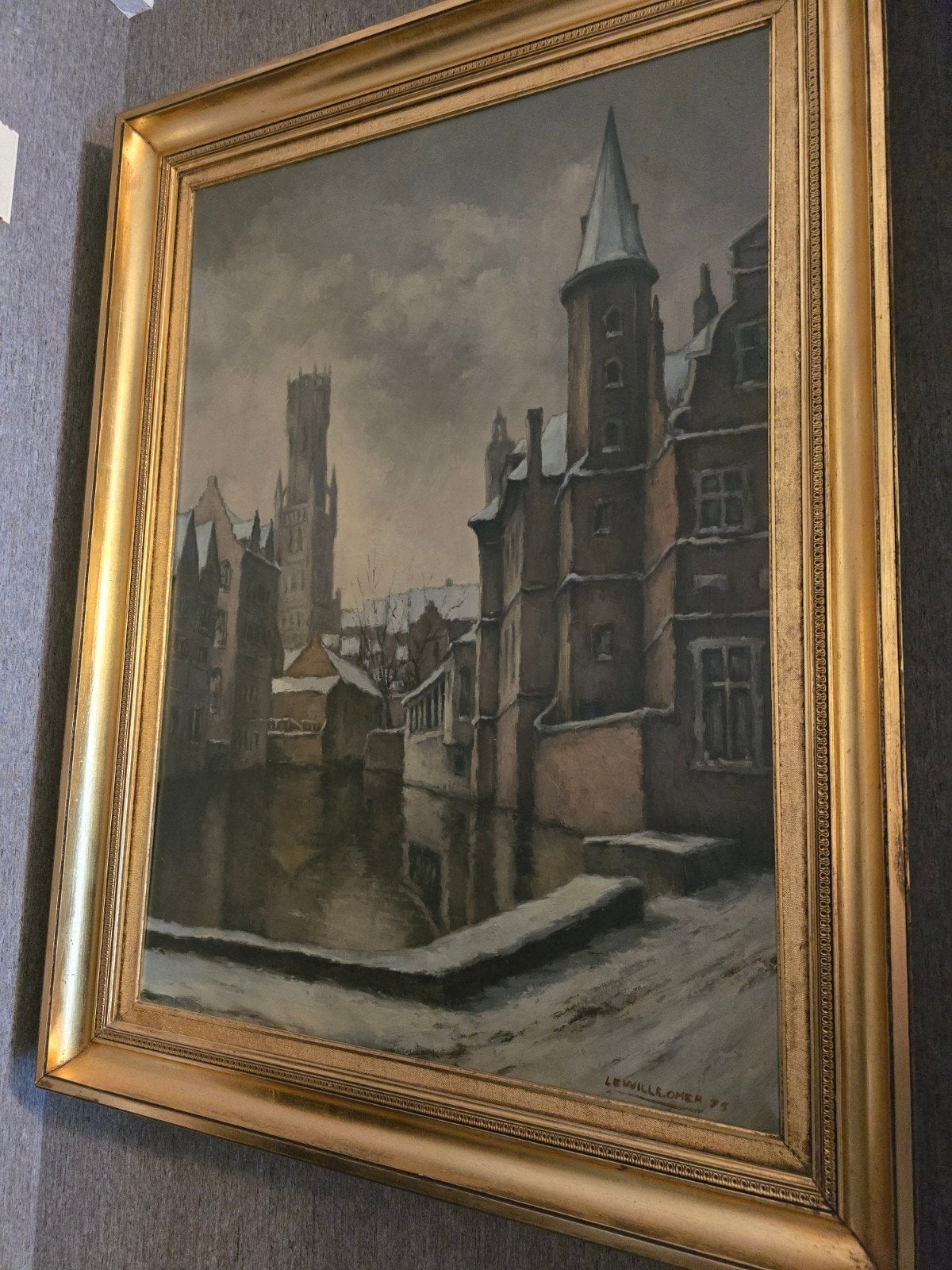 Winter in Brugge (Minnewater & Belfort) - 1975, Enlèvement