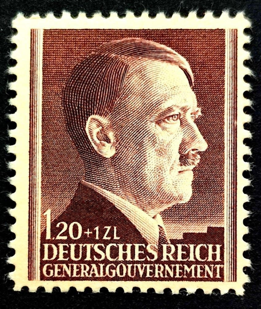 DR:Generalgouvernement 53ste verjaardag A.H. 1942 POSTFRIS, Ophalen of Verzenden, Overige periodes, Postfris