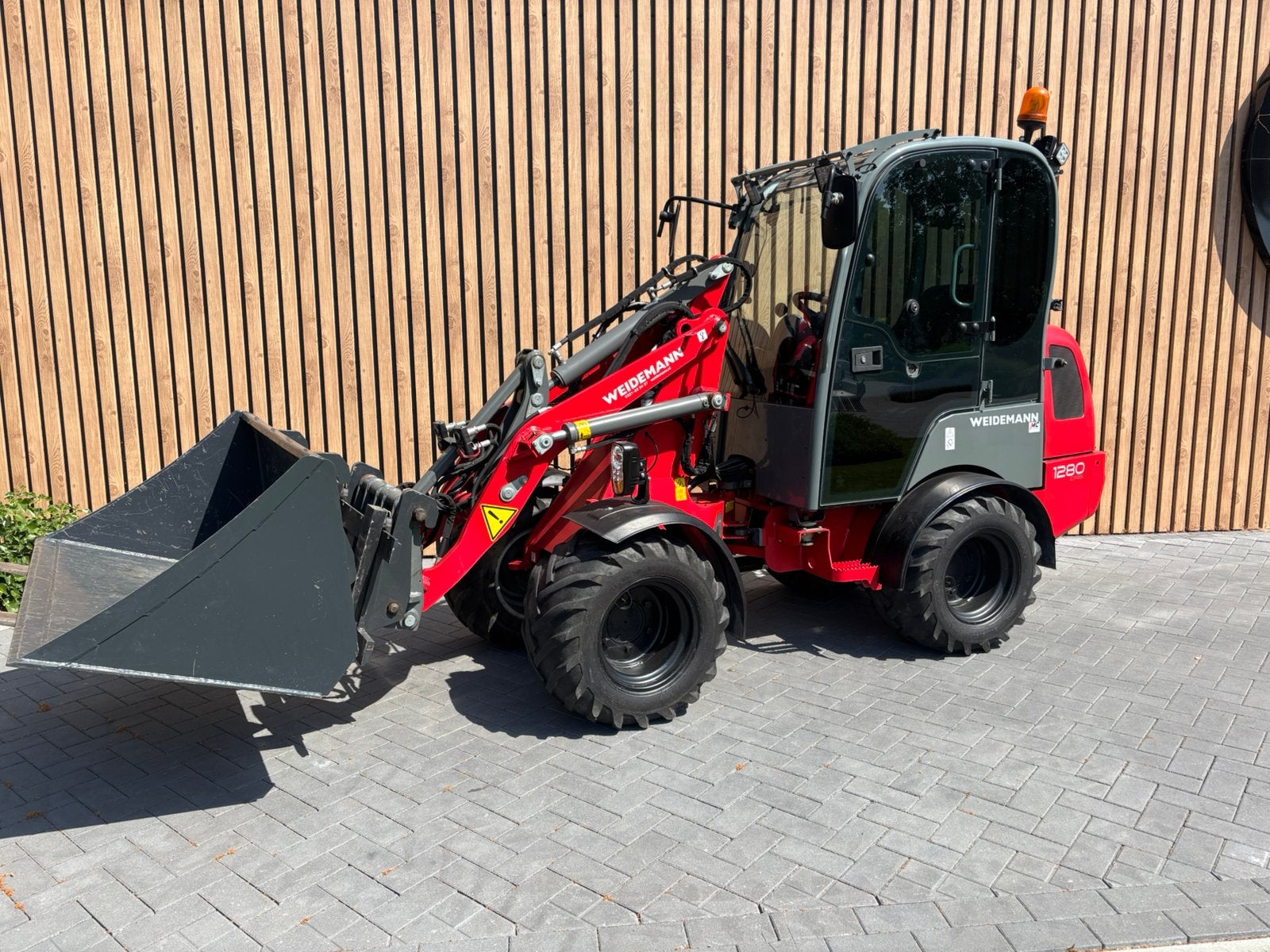 Weidemann 1280 kniklader, Enlèvement, Chargeuse sur pneus ou Chouleur