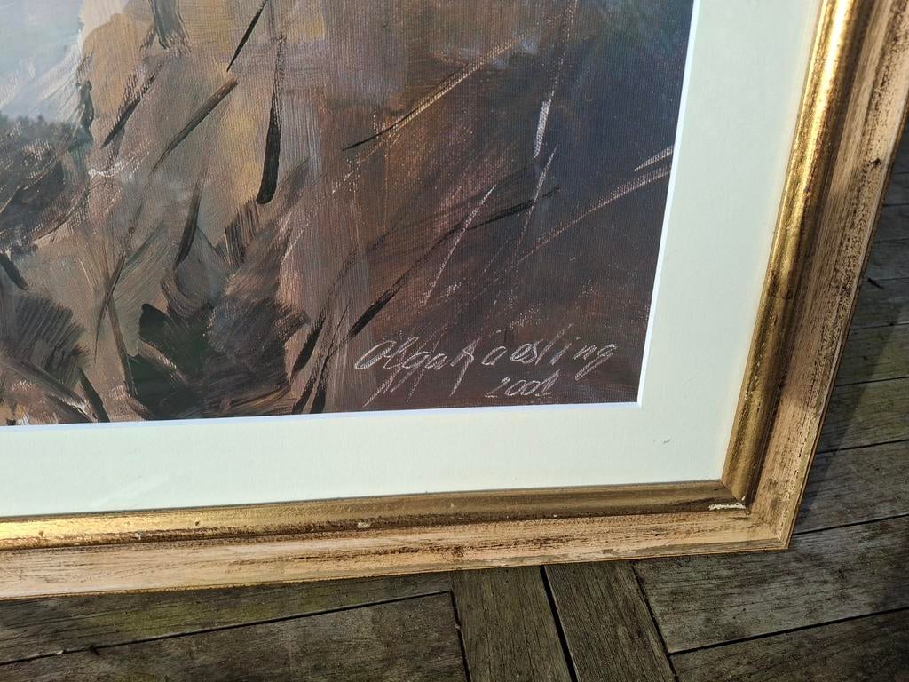 Witte roos ,zeer mooi en elegant afgewerkt, Antiek en Kunst, Ophalen