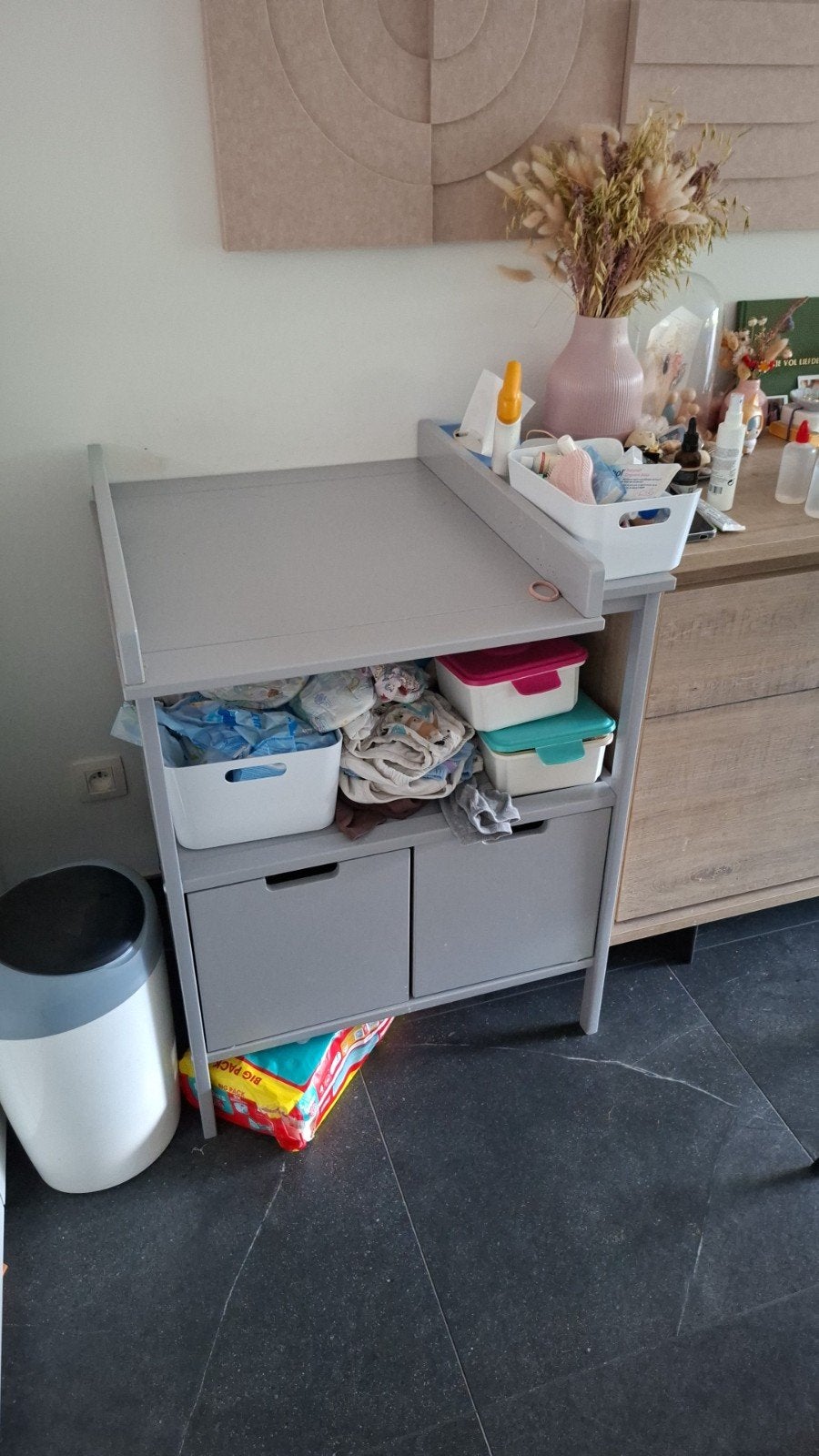 Kwalitatieve luiertafel, Ophalen, Minder dan 75 cm, 50 tot 70 cm, Zo goed als nieuw