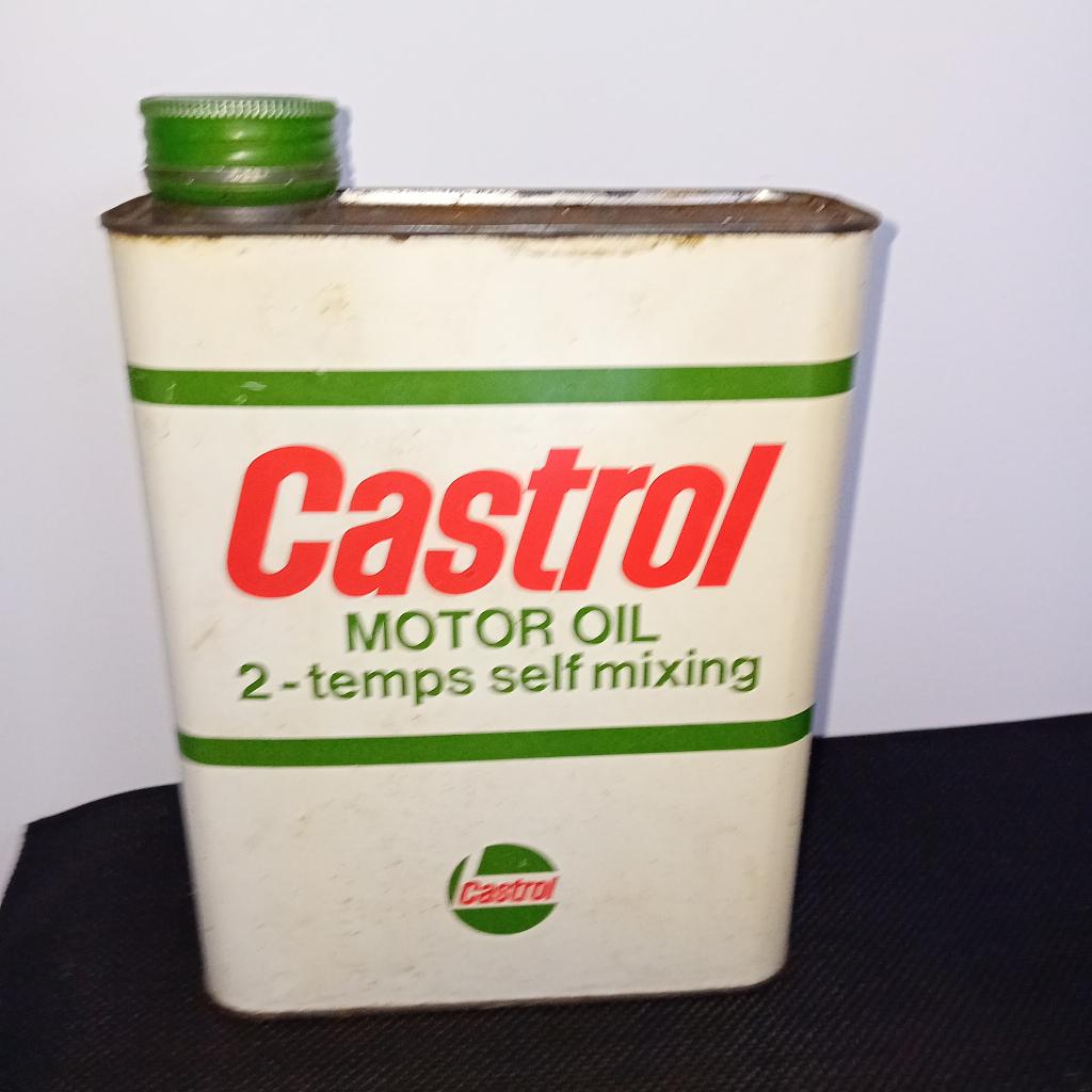 bidon d'huile 2 temps CASTROL vintage, Enlèvement ou Envoi, Comme neuf