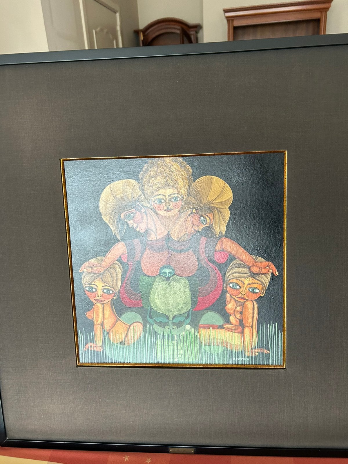 Leuke, grappige schilderij., Antiek en Kunst, Ophalen