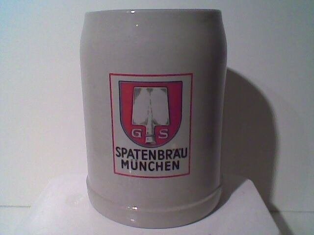 Spatenbräu München bierpot, Verzenden, Zo goed als nieuw, Pul(len), Overige merken