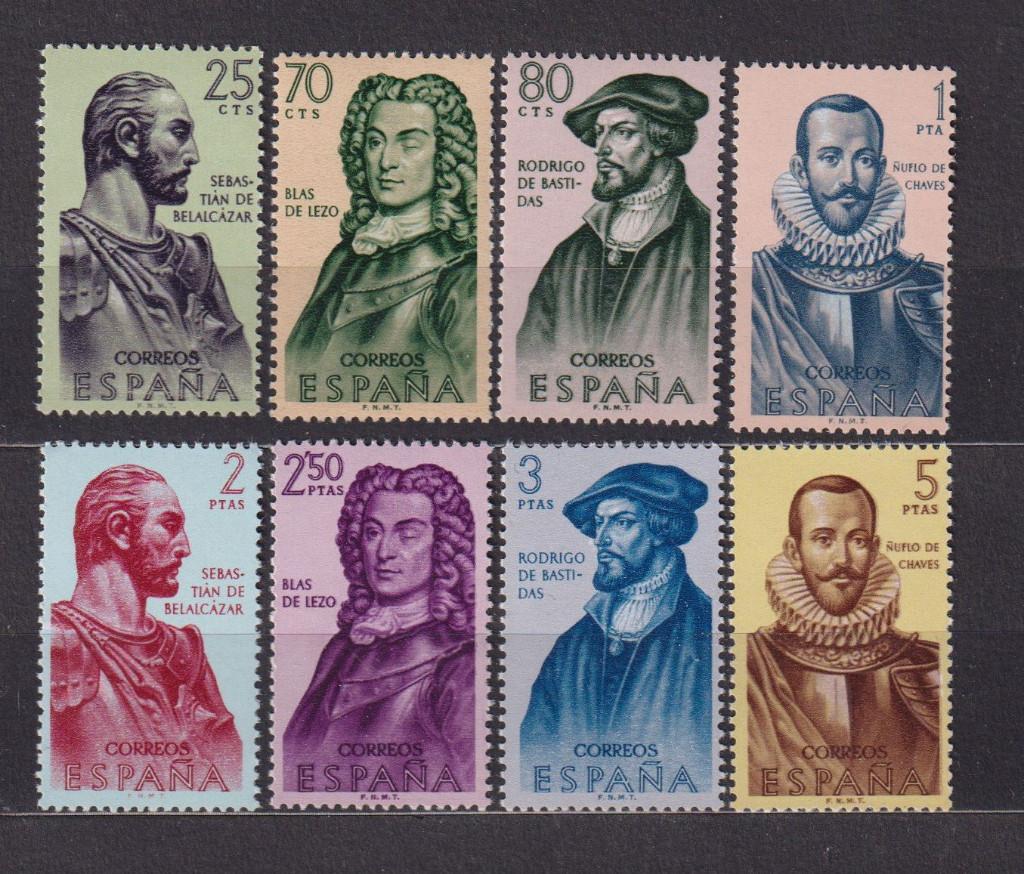 Postzegels Spanje: veroveraars van Amerika, Postzegels en Munten, Postzegels | Europa | Spanje, Verzenden, Postfris