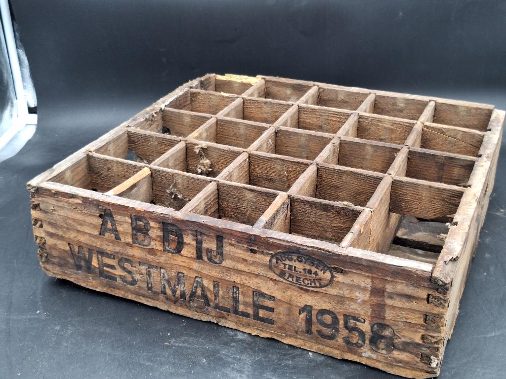 oude biervak Abdij Westmalle, 1958, Antiek en Kunst, Ophalen of Verzenden