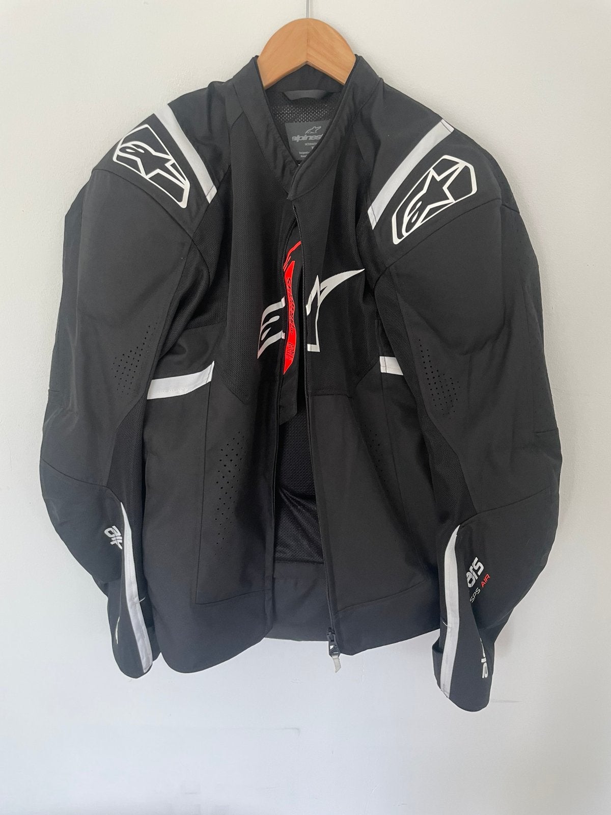 Veste Alpinestars été avec dorsale, Motos, Enlèvement, Seconde main, Hommes, Manteau | tissu