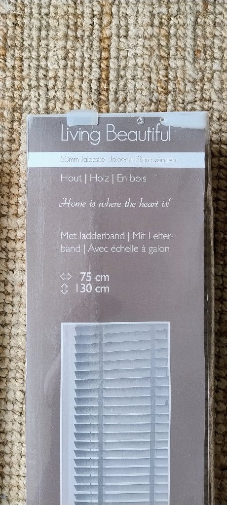 Houten lamellen donker grijs, Huis en Inrichting, Overige Huis en Inrichting, Ophalen, Nieuw