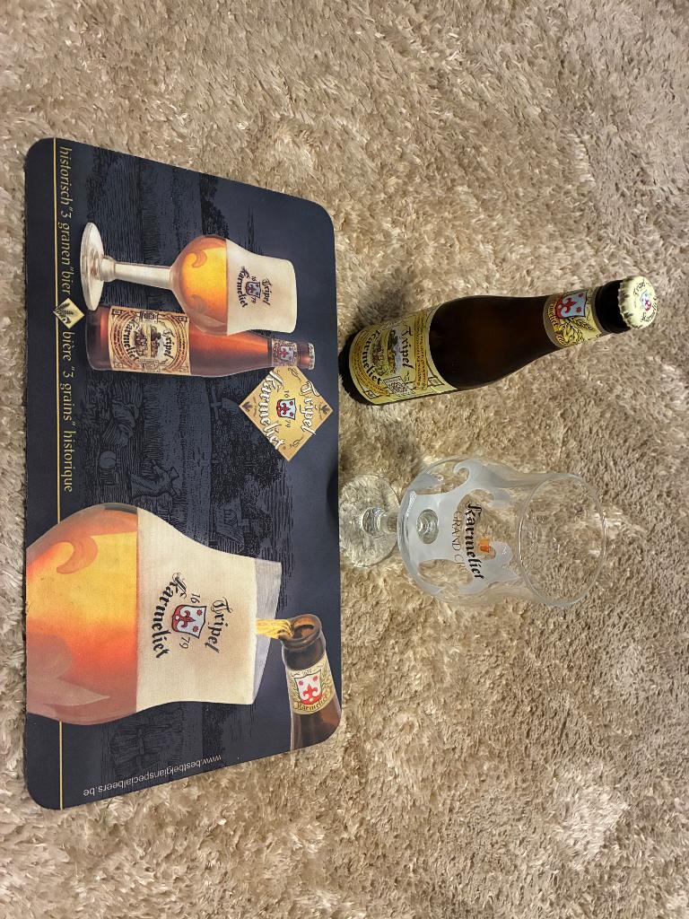 Verre Triple Karmeliet Grand Cru édition limitée RARE, Enlèvement ou Envoi, Comme neuf, Verre ou Verres, Autres marques