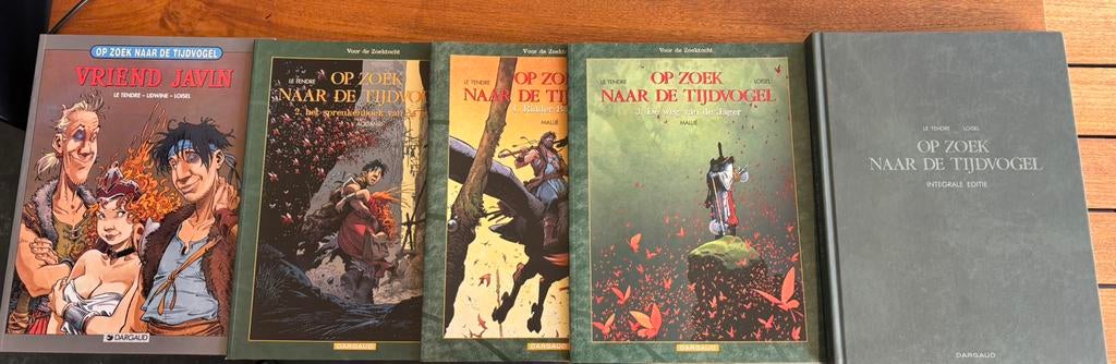 Op zoek naar de tijdvogel+integraal, Boeken, Stripverhalen, Complete serie of reeks, Ophalen, Zo goed als nieuw