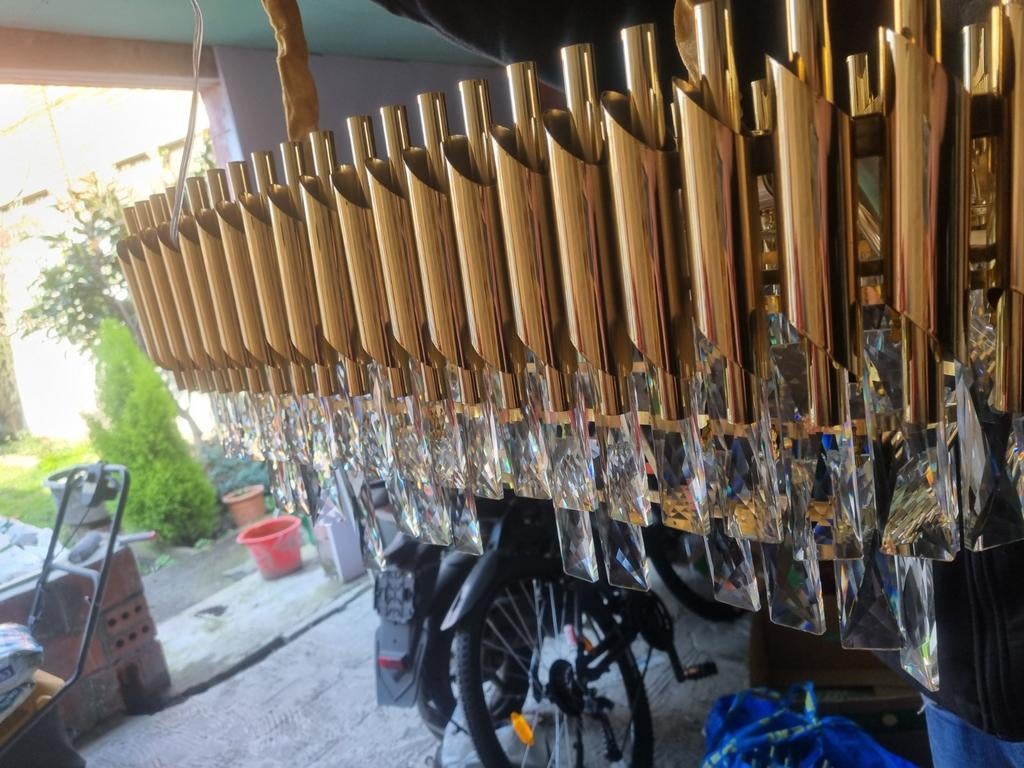 Leustre lampen compleet crystal, Enlèvement ou Envoi