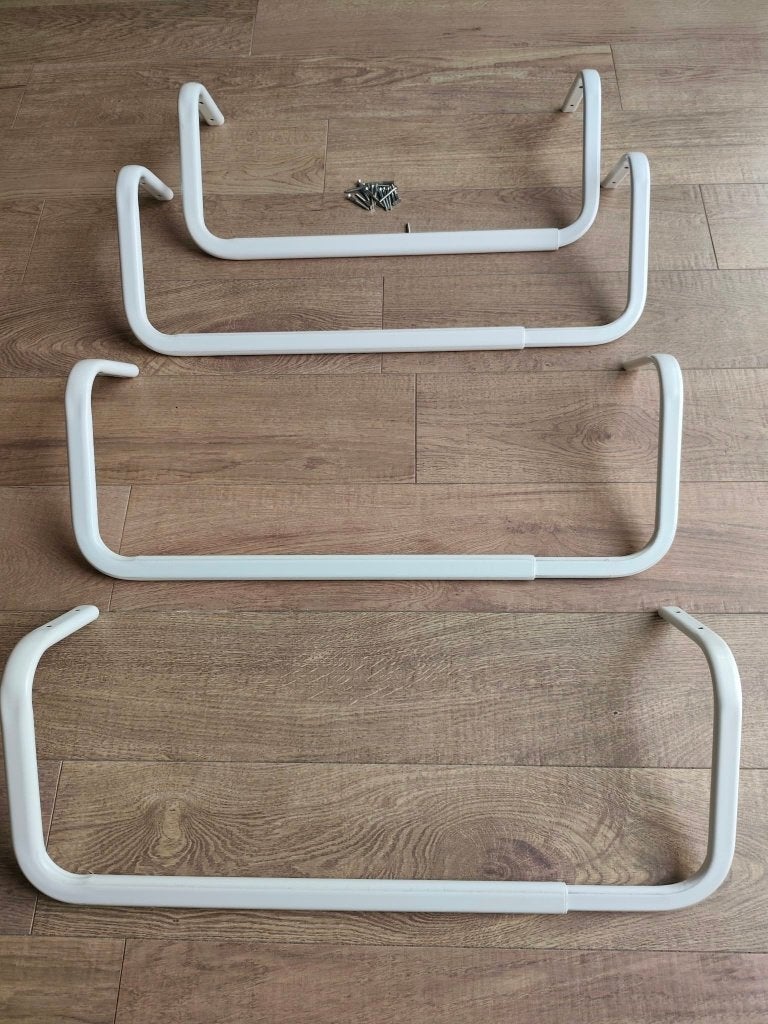 4 kledingroede, Ophalen, 50 tot 100 cm, Zo goed als nieuw, 25 tot 50 cm
