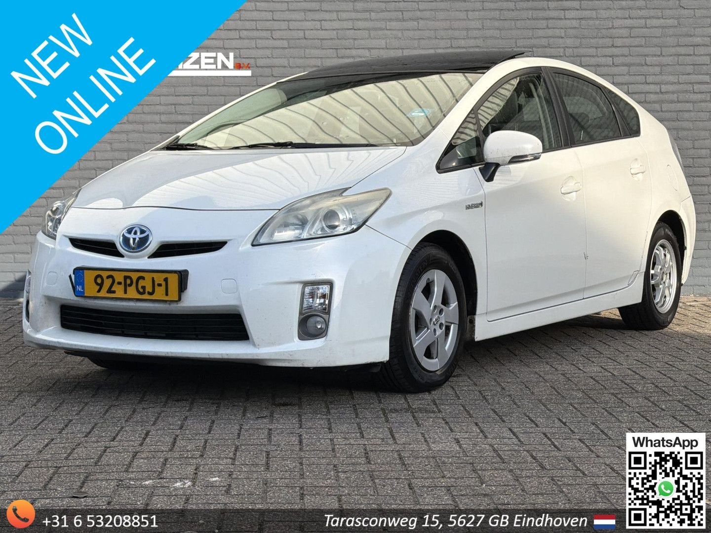 Toyota Prius 1.8 Comfort | Climate | Navi |, Auto's, Wit, Bedrijf, Berline, Hybride Elektrisch/Benzine