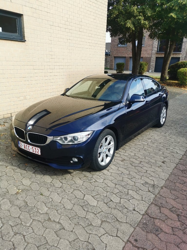 Bmw gran coupé 420D, Auto's, BMW, Automaat, Achterwielaandrijving, Blauw, Navigatiesysteem