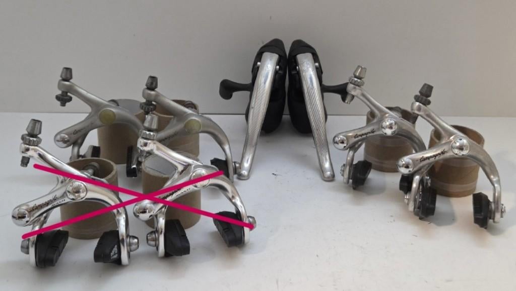 Campagnolo Avanti Ergopower 28s en Avanti remmen, Ophalen of Verzenden, Gebruikt, Overige typen