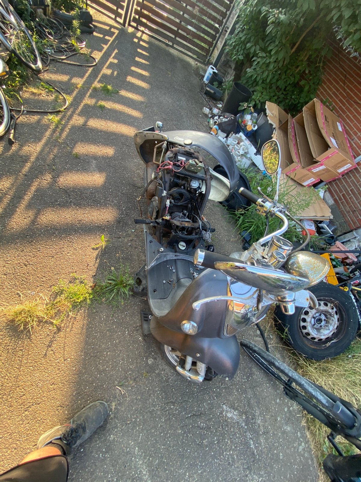 2 x 125 cc vastgelopen, Vélos & Vélomoteurs, Mini Bikes, Midi Bikes & Pit Bikes, Enlèvement, Comme neuf