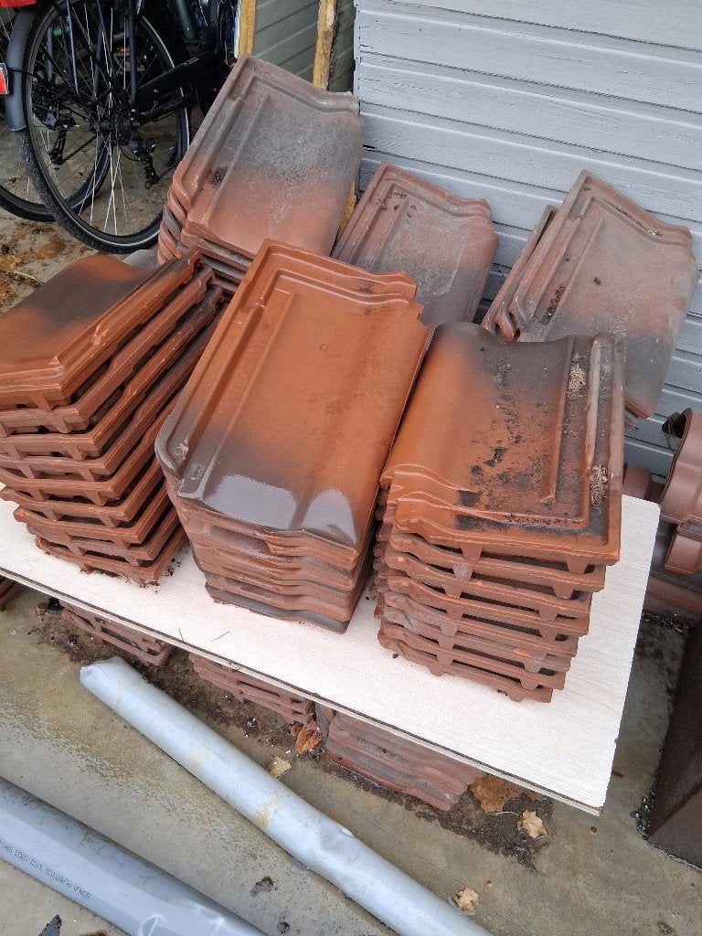 150 dakpannen, Doe-het-zelf en Bouw, Ophalen, Dakpannen
