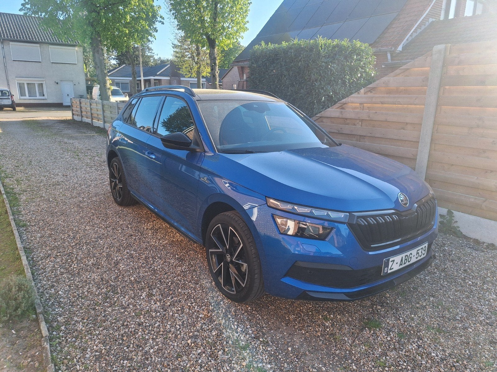Skoda kamiq monte carlo 1.5 TSI, Auto's, Stof, 4 cilinders, Blauw, Startonderbreker