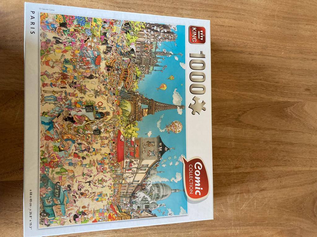 King puzzel Parijs 1000 st, Enlèvement, Comme neuf