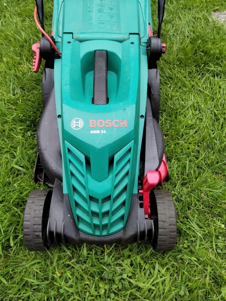 tuin, Ophalen, Gebruikt, Elektrische grasmaaier, Balkmaaier
