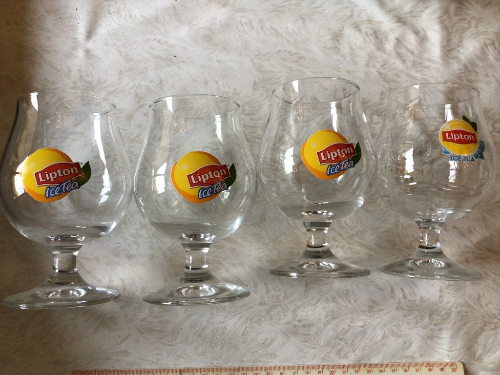 Lipton icea tea glazen, Verzamelen, Ophalen of Verzenden
