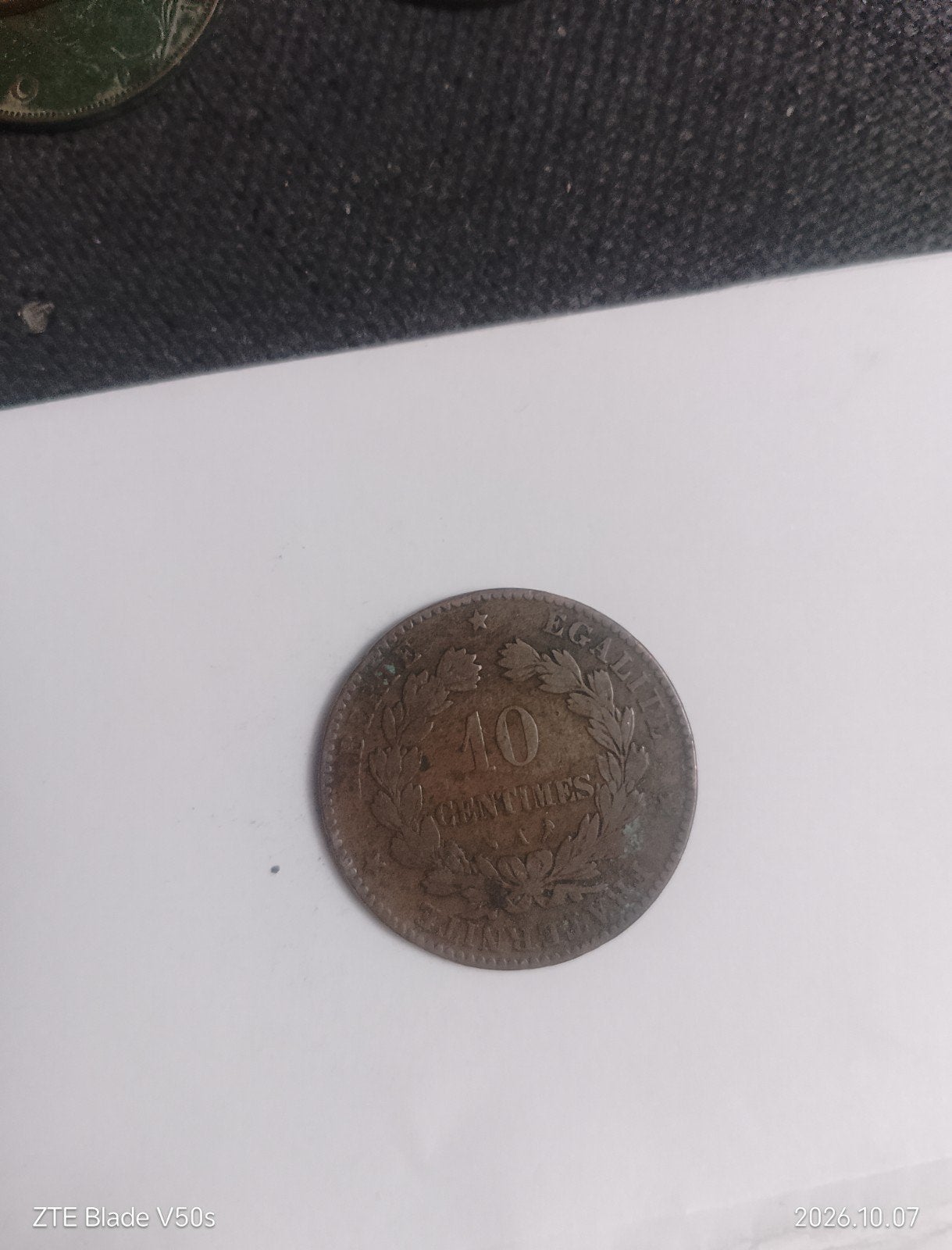 pièce de monnaie, Enlèvement ou Envoi