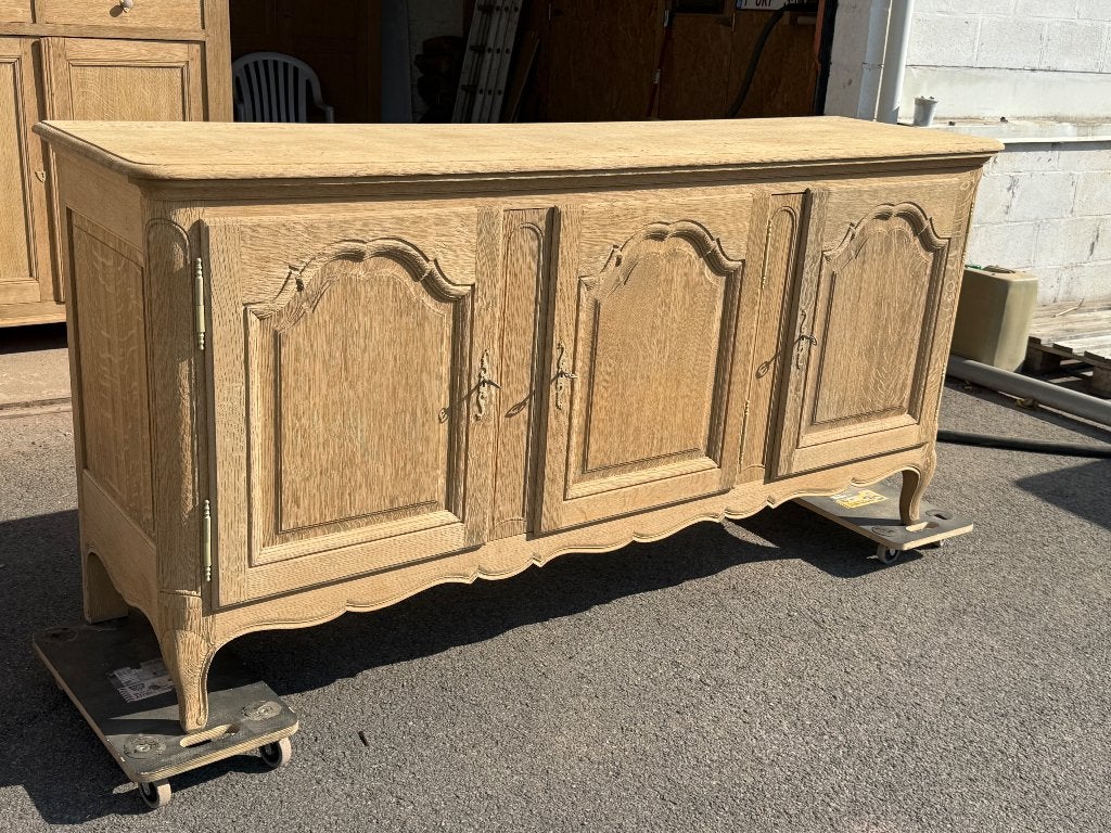 Dressoir en chêne massif aerogommé, Enlèvement, Chêne