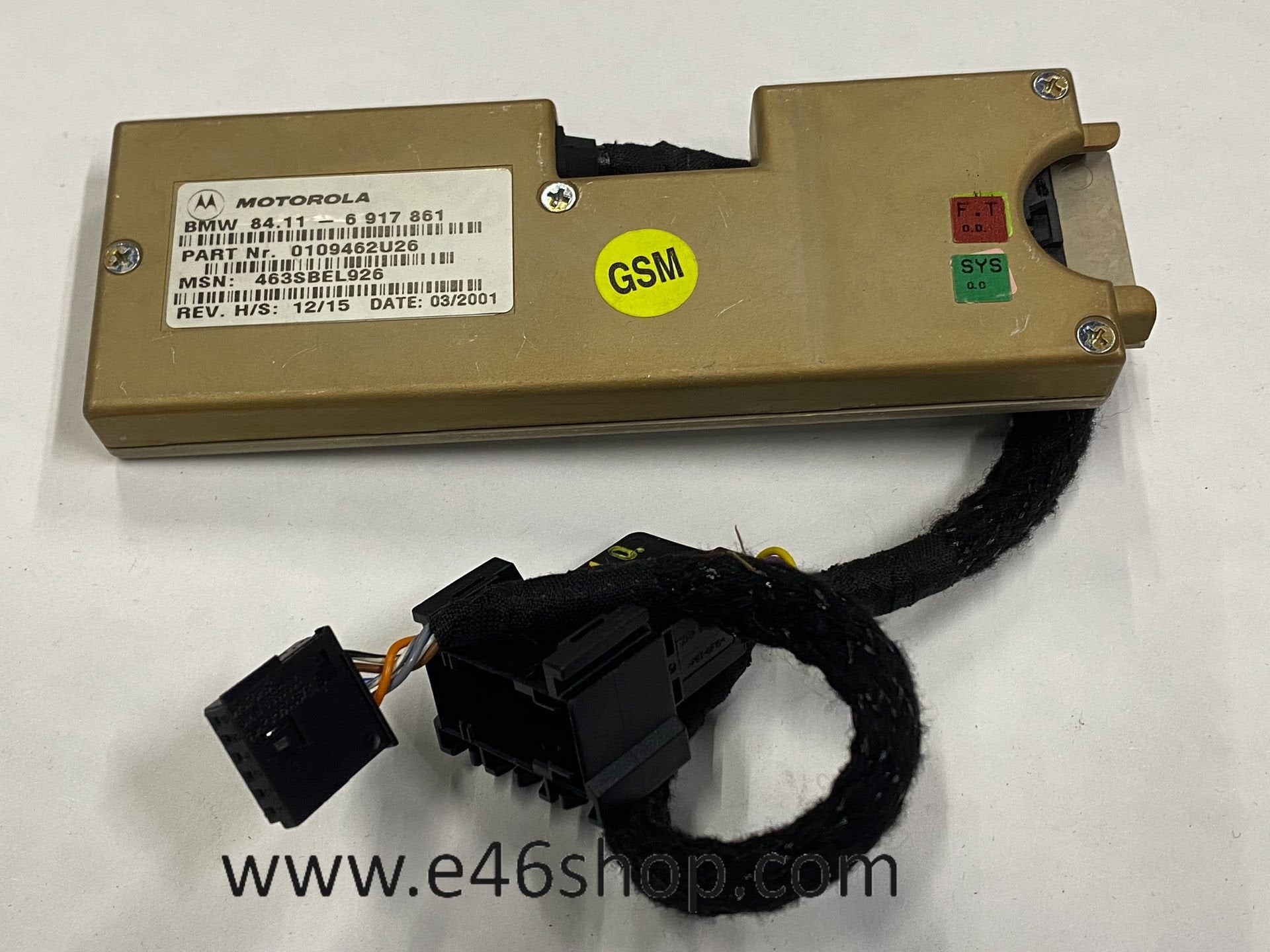 BMW TELEFOON INTERFACE E46 E39 E38 Z8 OE 84216917861 8421691, Neuf, -, -, -