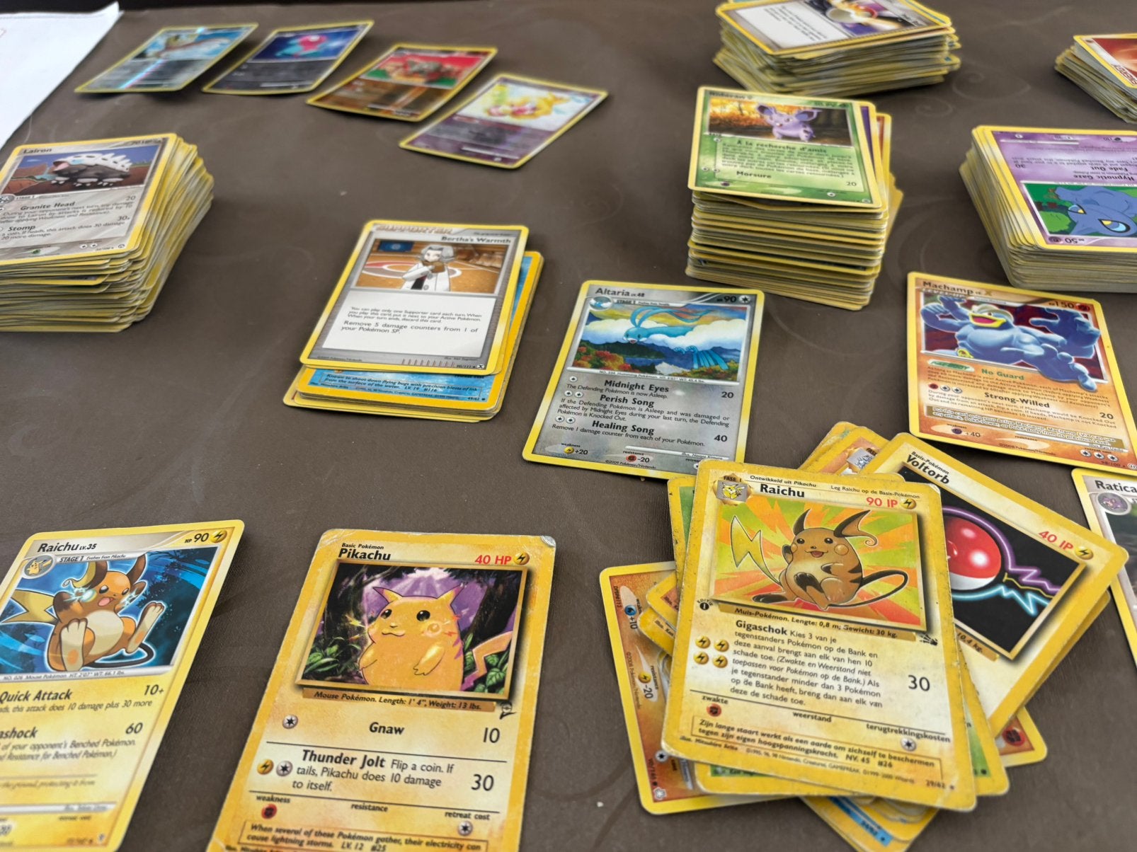 Pokemon kaarten 1995-2009, Ophalen, Gebruikt, Meerdere kaarten