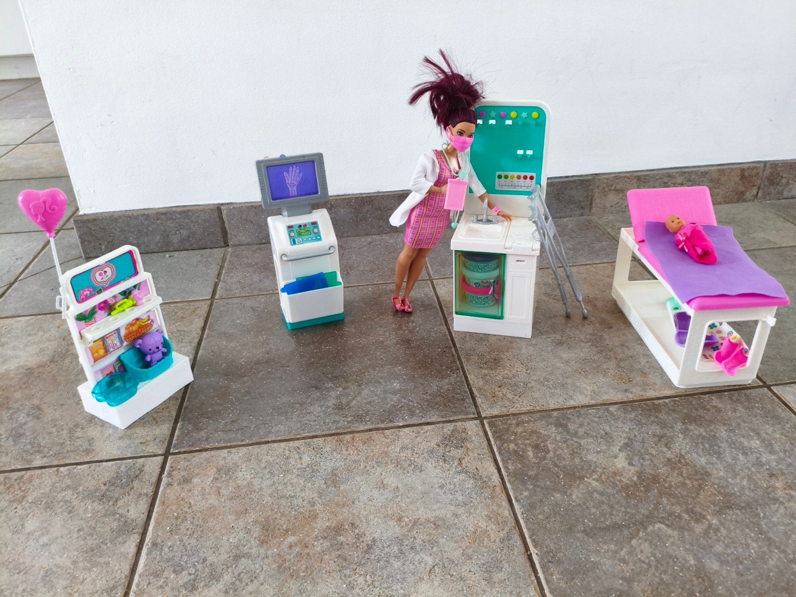 Barbie doktersset, Ophalen, Gebruikt, Barbie