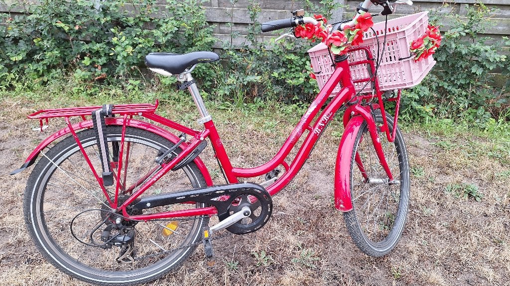 Meisjesfiets 24inch, Ophalen, Velgrem, Versnellingen, Gebruikt