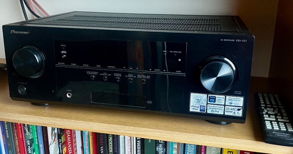 Pioneer VSX-527 5.1 AV Receiver- HDMI/Airplay, Ophalen, Zo goed als nieuw, Pioneer, 120 watt of meer