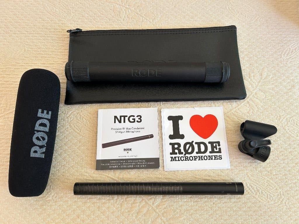 RØDE NTG3B professionele shotgun microfoon – perfecte staat, Muziek en Instrumenten, Microfoons, Zo goed als nieuw, Overige typen