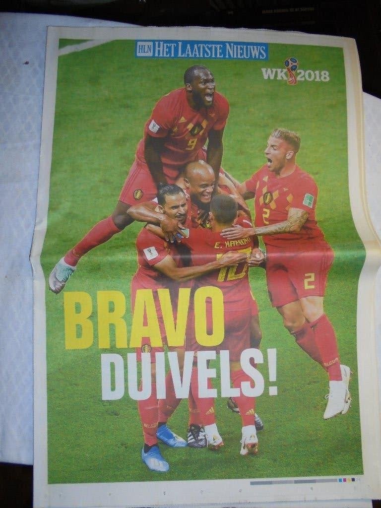 Rode Duivels blikken + bijlage WK 2018, Sport de ballon, Enlèvement ou Envoi, Diverse auteurs, Comme neuf
