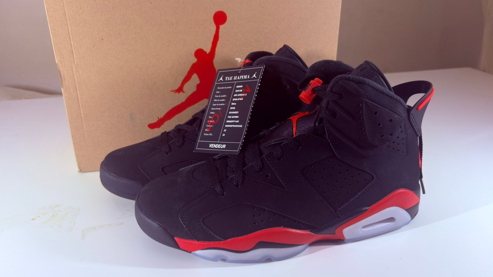 Nike air Jordan retro 6 T/44, Enlèvement ou Envoi, Neuf, Chaussures