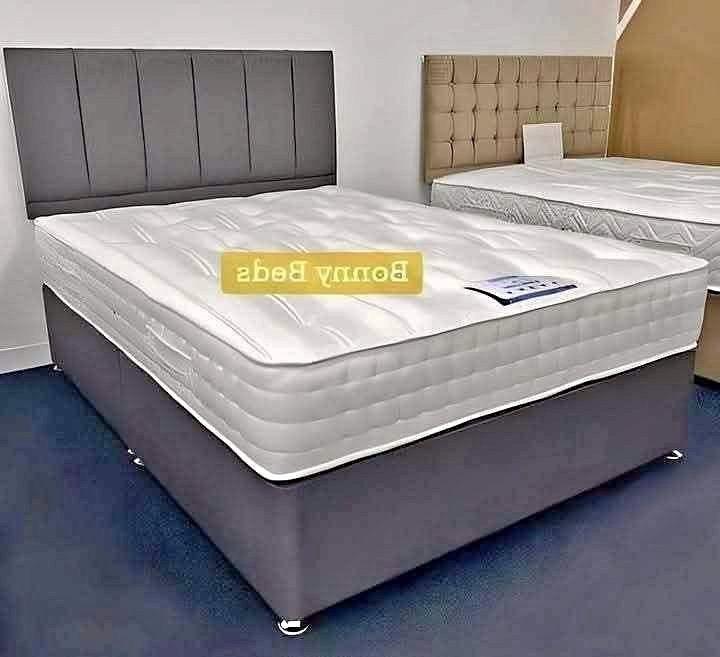 Nouveau lit + matelas — Toutes les tailles disponibles, Envoi, Neuf, Deux personnes, Autres couleurs