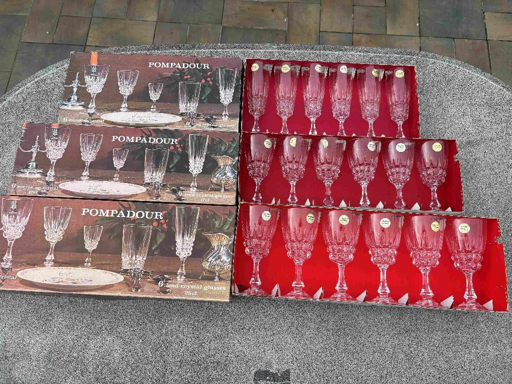 Glazen Cristal d'Arques, Ophalen, Nieuw