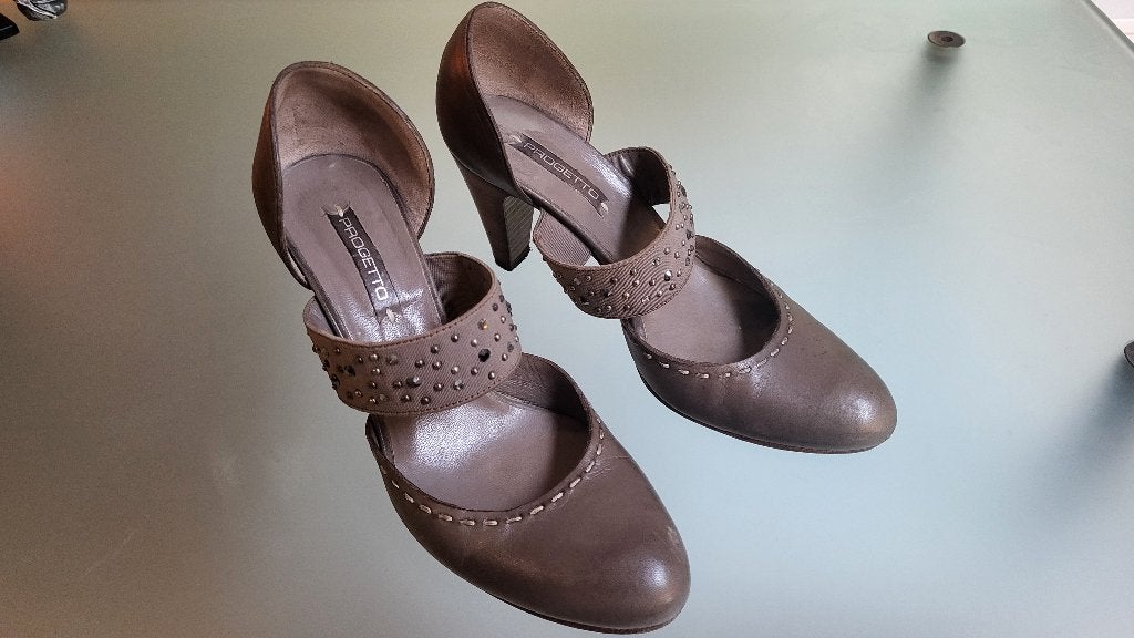 Damesschoenen, Vêtements | Femmes, Chaussures, Comme neuf, Brun, Enlèvement, Progetto