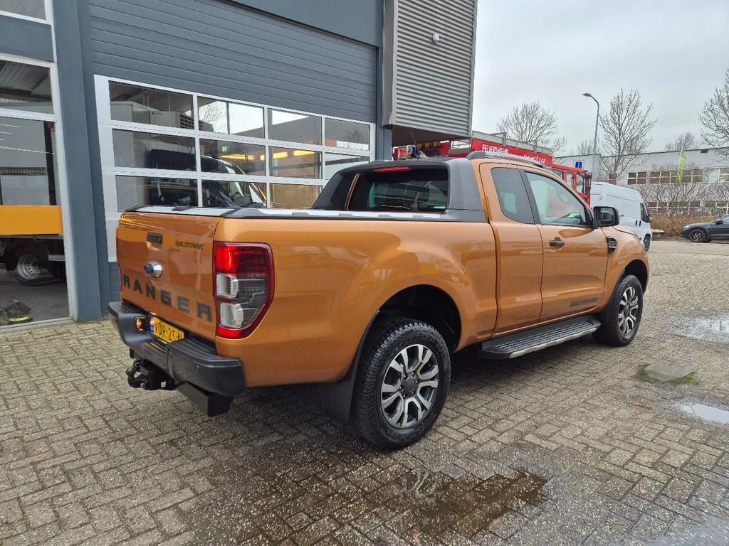 Ford Ranger 2.0 TDCI 4X4 BiTurbo WildTrak/ Leer/ Navi/ Camer, Autos, Cuir, Achat, 2202 kg, Entreprise