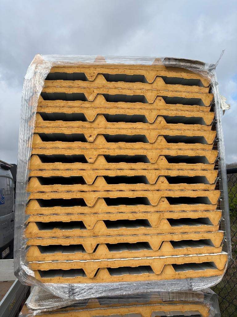 dakplaten - lichtdoolatende platen - sandwichpanelen, Doe-het-zelf en Bouw, Dakpannen en Dakbedekking, Ophalen, Gebruikt, Dakplaat of Dakpanplaat