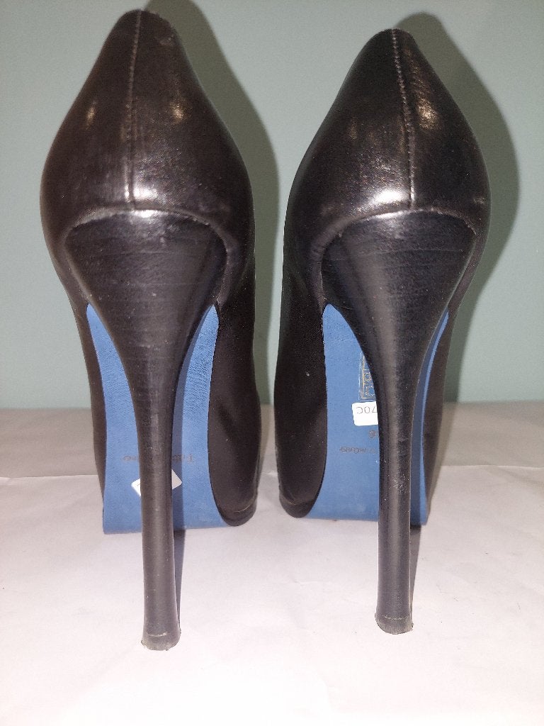 570C* CINTI -sexy zwarte leren pumps hakken van 13 cm (36), Kleding | Dames, Cinti, Pumps, Verzenden, Beige