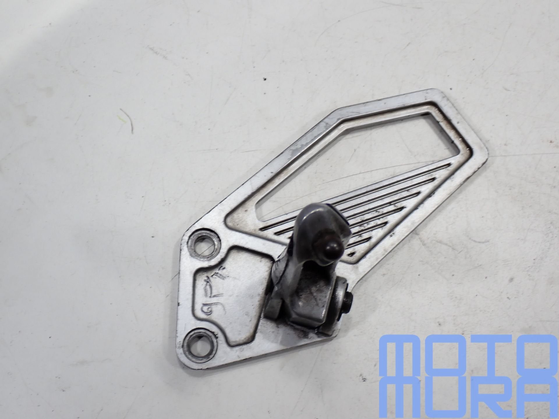 Kawasaki GPX 750 1986 - 1990 voetsteun met schetsplaat links, Motoren, Gebruikt, -, -, Ophalen of Verzenden