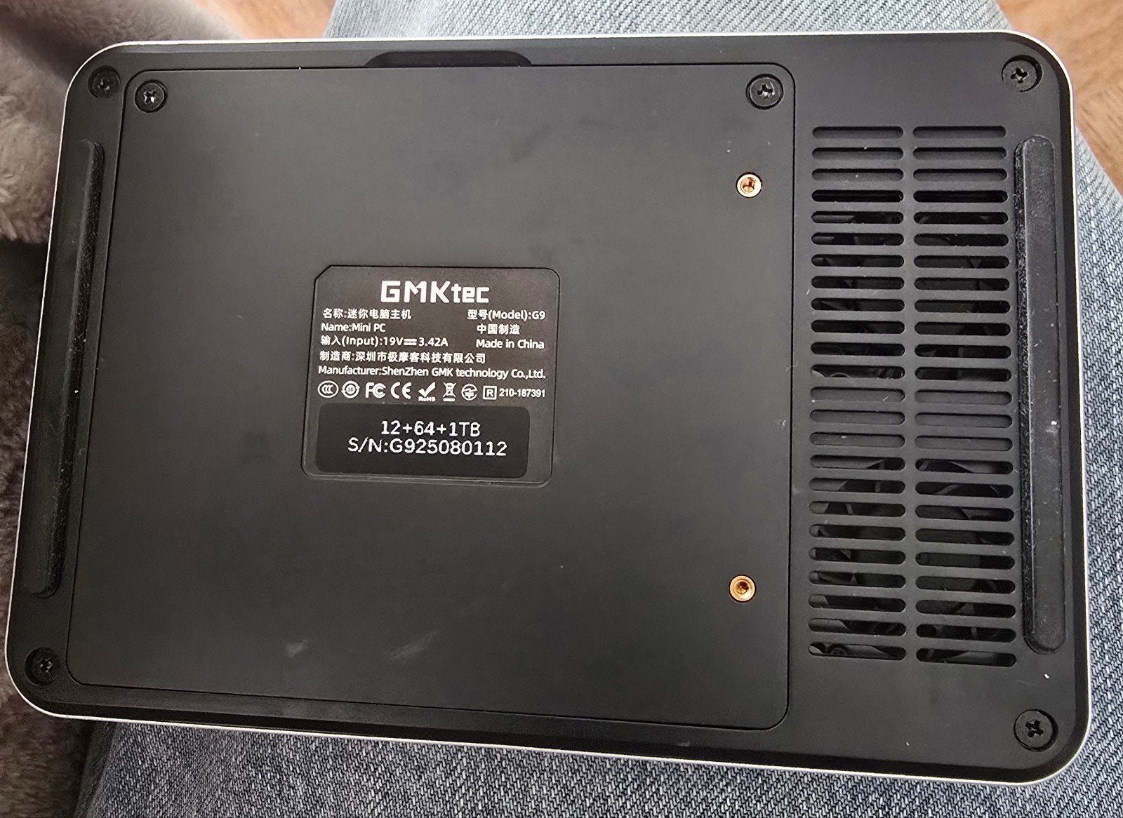 GMKtec G9 Mini PC / NAS 4 baies – 12 Go RAM – 64 Go eMMC, Informatique & Logiciels, Enlèvement ou Envoi