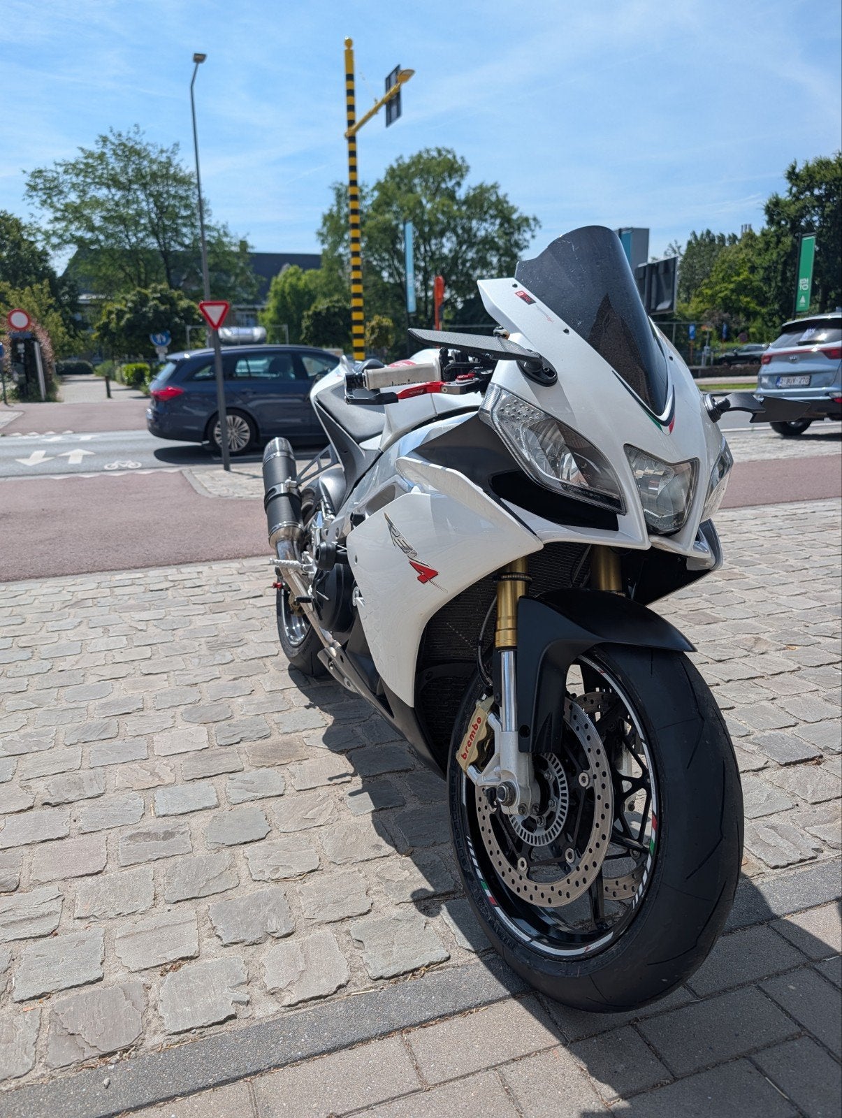 Aprilia rsv4, 4 cilinders, Motorrijbewijs A, Gebruikt, Super Sport