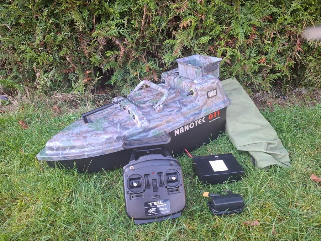Voerboot nanotec gt1 met vexilar en meer + garantie, Watersport en Boten, Ophalen of Verzenden