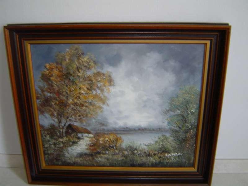 Handgeschilderd schilderij, Antiek en Kunst, Ophalen