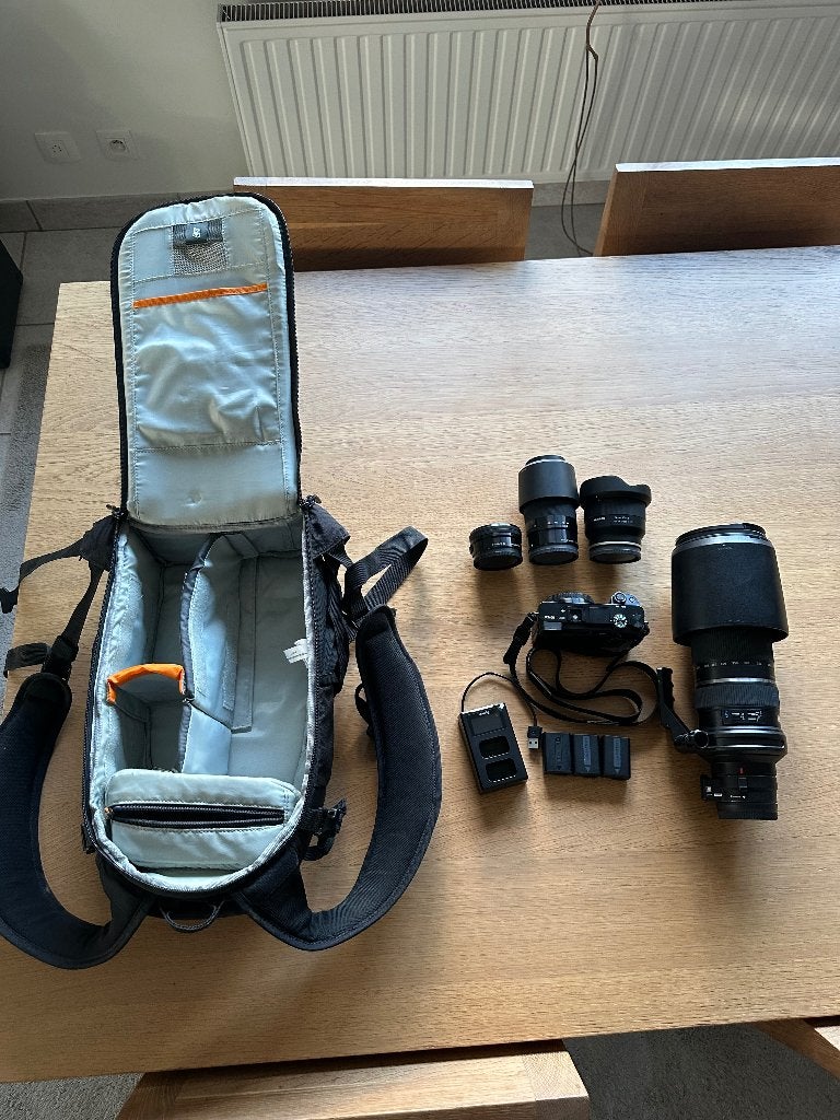Sony A6100 set met 4 lenzen, 3 baterijen en rugzak, Ophalen, Zo goed als nieuw, Spiegelreflex, Sony