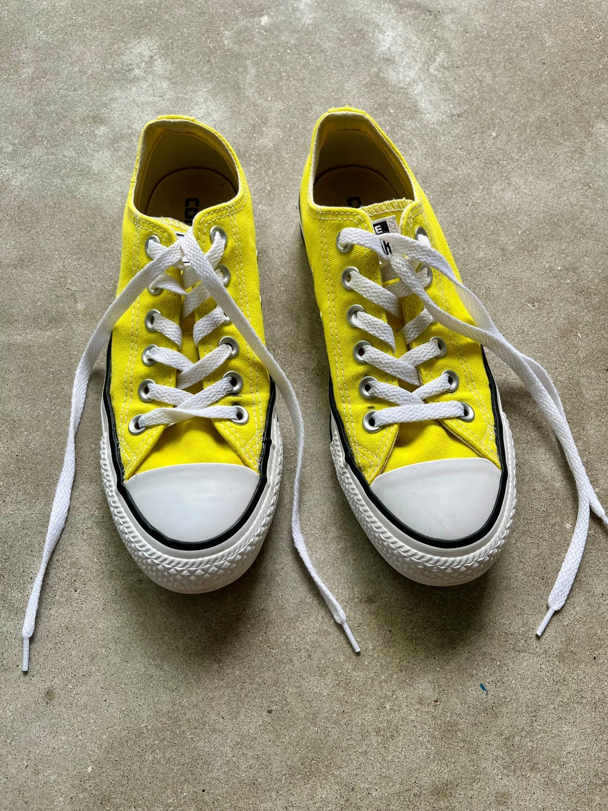 Converse geel maat 36, Ophalen of Verzenden, Zo goed als nieuw, Geel