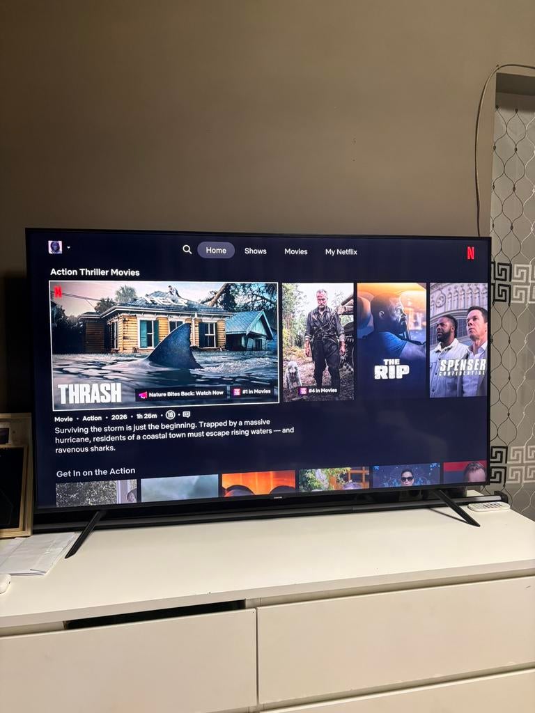 Samusung 55pouces 4K smart tv, Enlèvement, Comme neuf, 4k (UHD), Smart TV